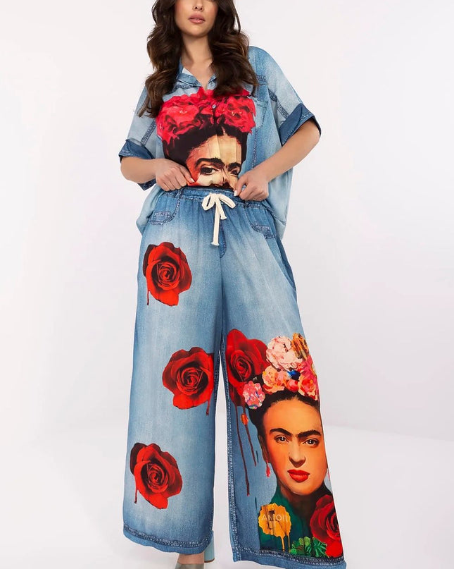  Pantalon femme model 210026 Italy Moda 